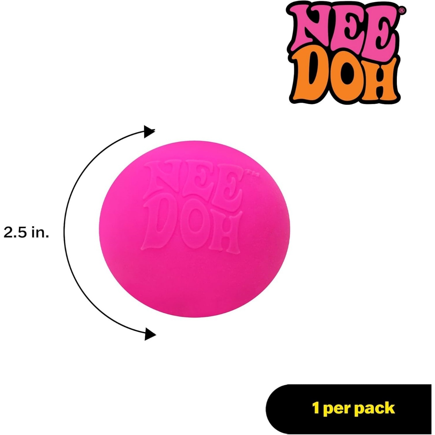 NeeDoh Original Sensory Ball ?C Pink - Image 5