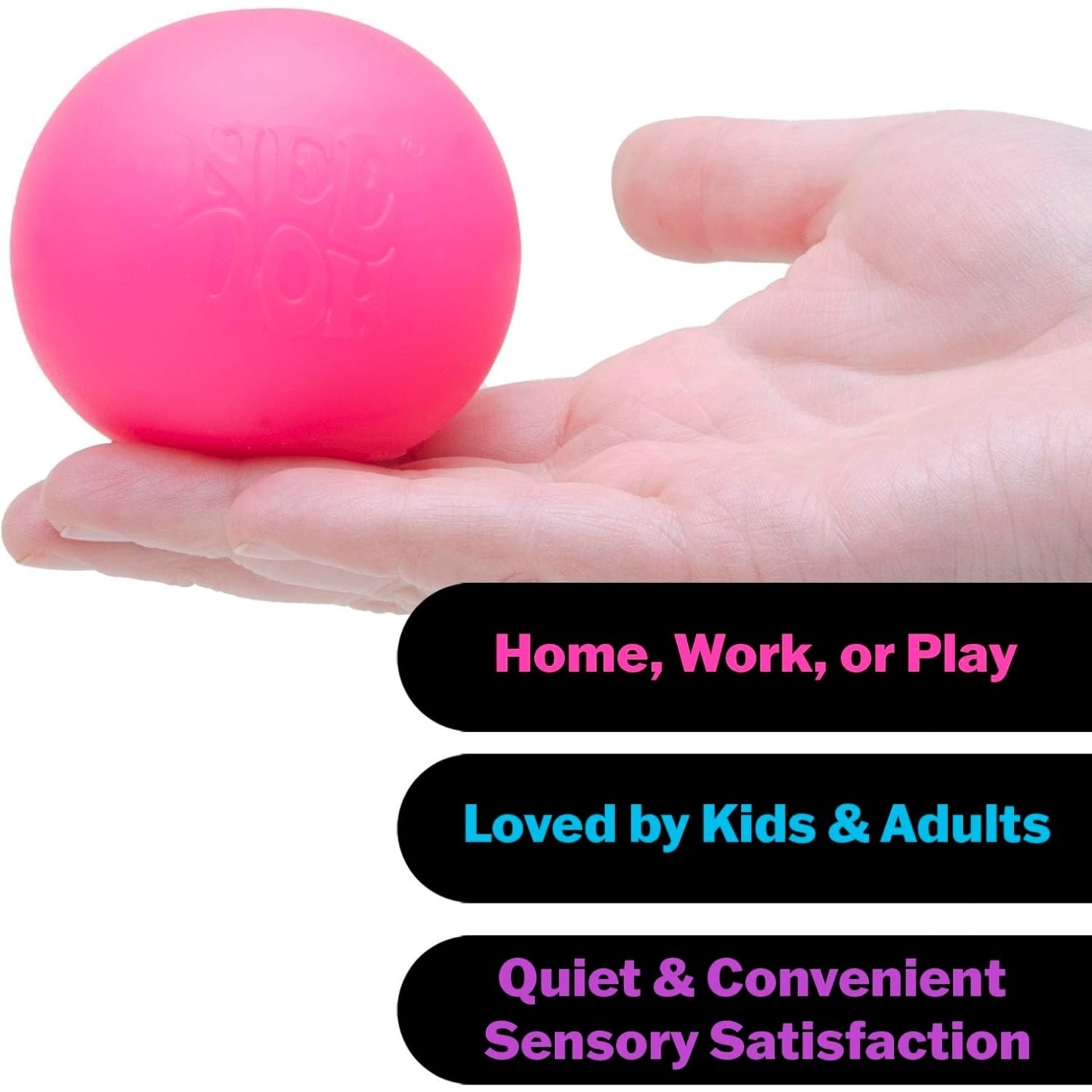 NeeDoh Original Sensory Ball ?C Pink - Image 4