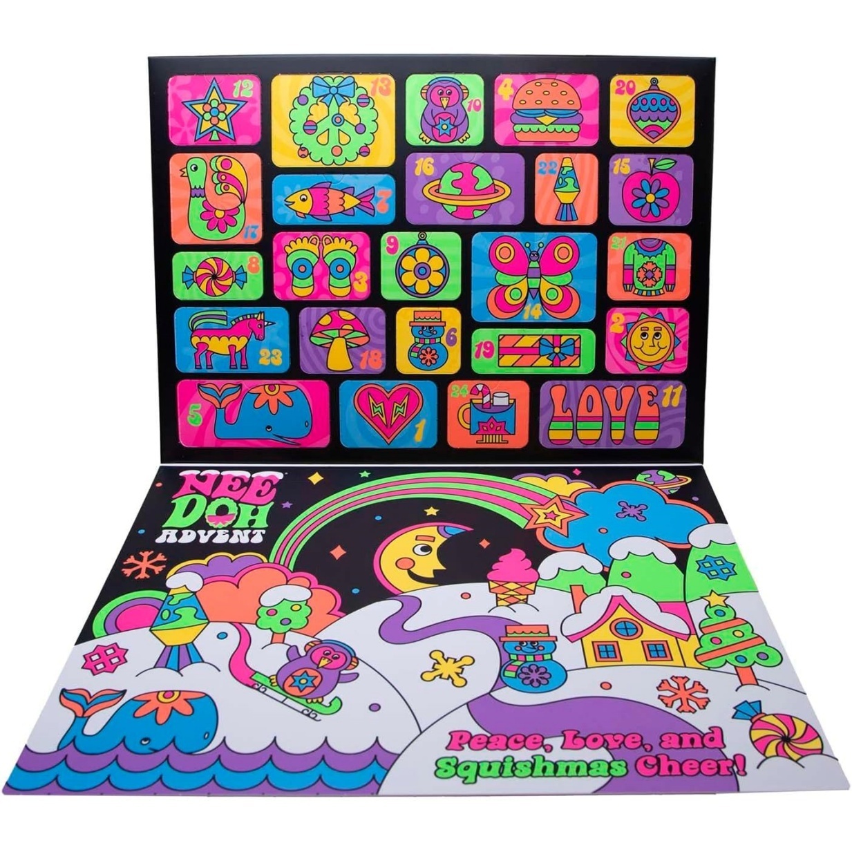 NeeDoh Advent Calendar ?C 24 Sensory Toys - Image 2