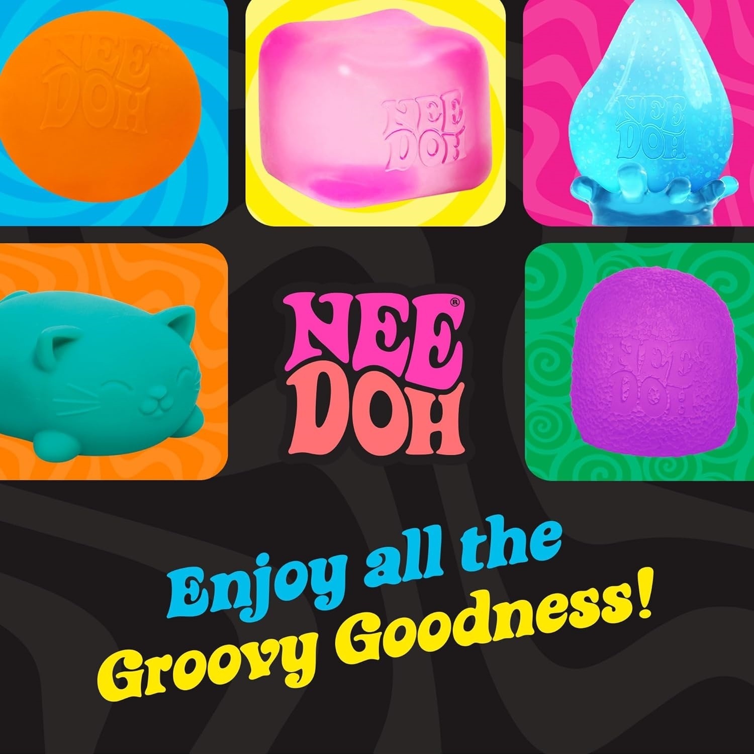 NeeDoh Teenie Globs ?C Mini Sensory Balls ?C 18 Pack - Image 6