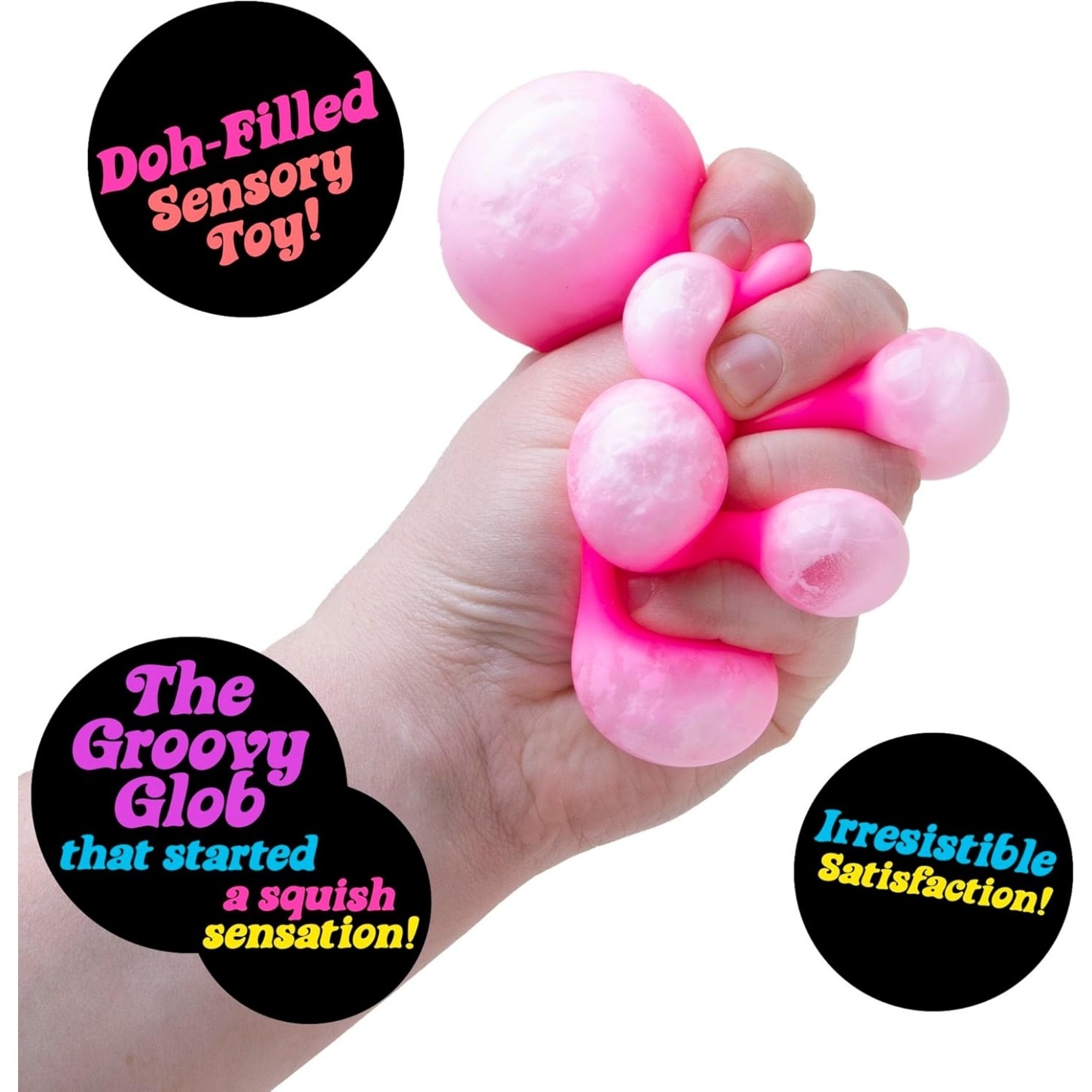 NeeDoh Original Sensory Ball ?C Pink - Image 3