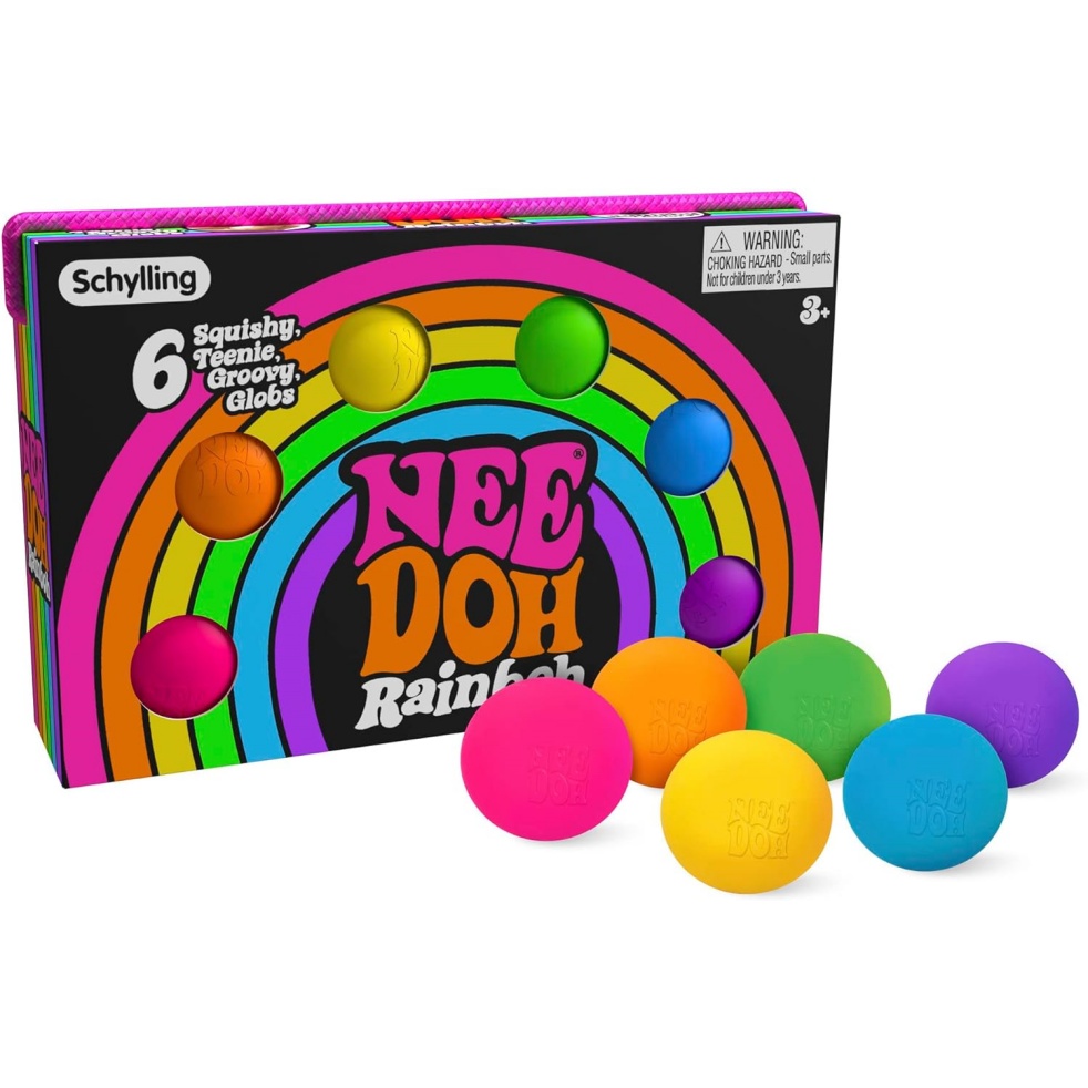 NeeDoh Rainboh Teenie ?C Mini Globs ?C 6 Pack - Image 2