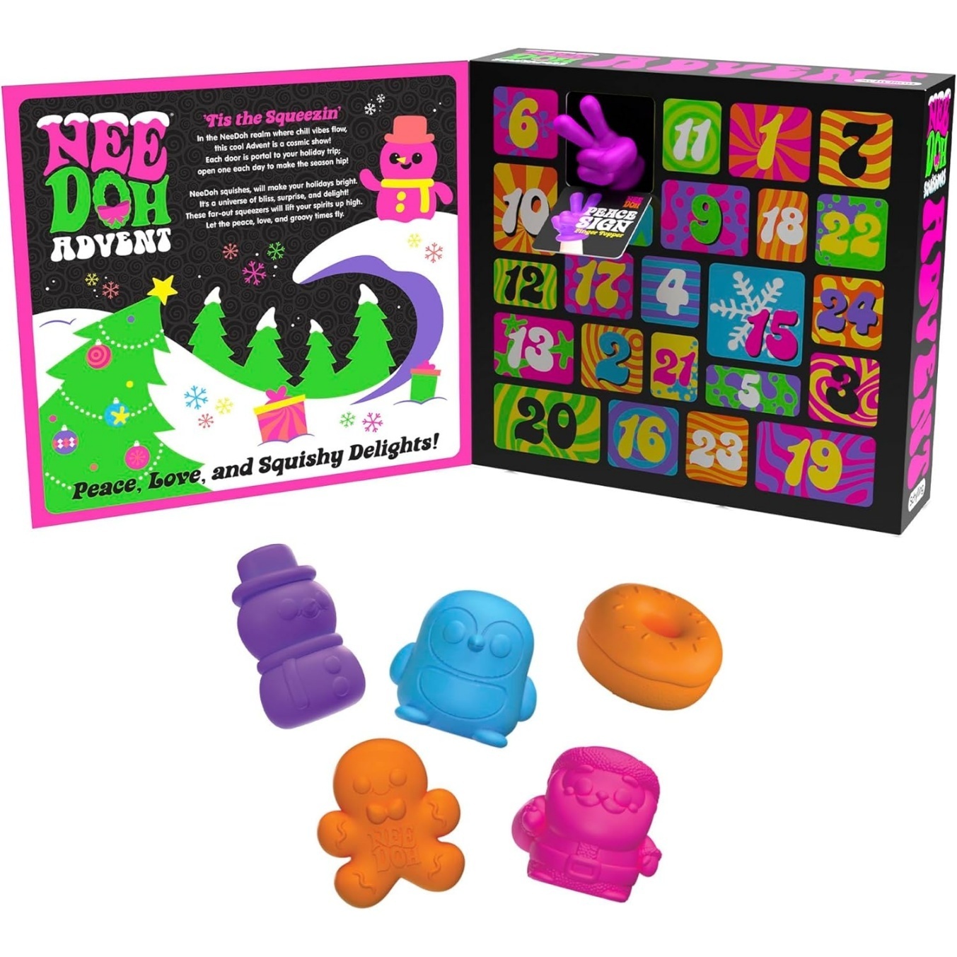 NeeDoh Squishmas Advent Calendar ?C 24 Mini Toys - Image 2